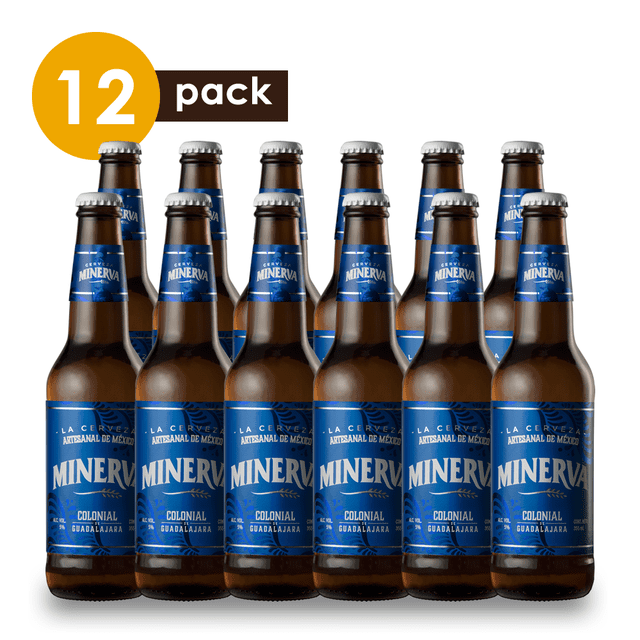 Cerveza Artesanal Minerva Colonial Cervexxa Beerpack 12 Cervecería Minerva Colonial