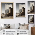 thumbnail image 4 of Designart "Minimalist Scenery Depicting The Harmony Of Elements III" Power Plants Floater Framed Wall Art Living Room, 4 of 5