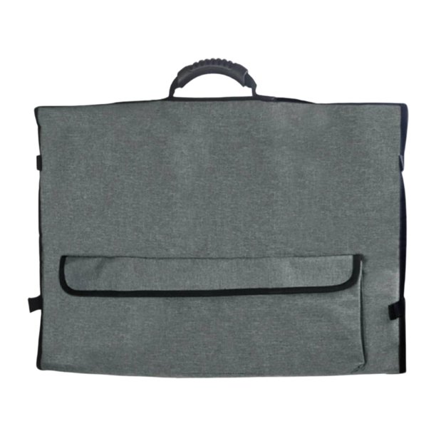 Estuche para monitor, ideal para negocios, moda y trabajo. Accesorios compatibles y organizados. Gris