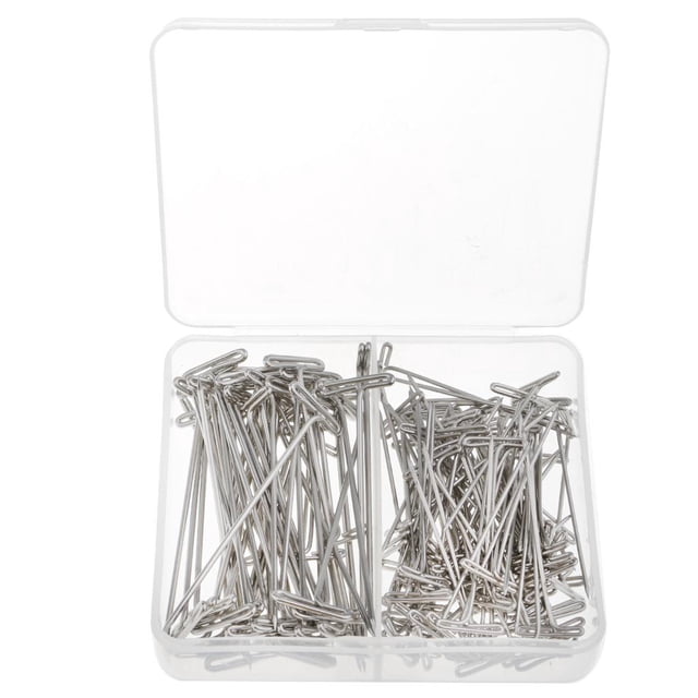 jifeng High Quality Steel T-pins 2 Inch, 1-1/ 2 Inch for Blocking Knitting, Modelling