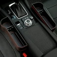 thumbnail image 4 of Walbest Car Seat Gap Filler Organizer Between Front seat car Organizer and Storage Box, Auto Premium PU Leather Console with Cup Holder, Car Pocket for Interior Essentials (for Driver Side), 4 of 7