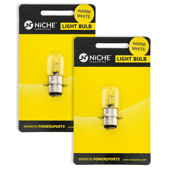 Niche H6M Headlight Bulb for Yamaha Rhino 660 Big Bear 400 ATV 2 Pack 519-CBL2240B