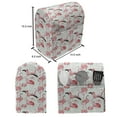thumbnail image 5 of Flamingo Lounger Chair Bag, Tropical Birds with Blossoming Flowers on Back, High Capacity Storage with Handle Container, Lounger Size, Pale Pink Mint Green, by Ambesonne, 5 of 5