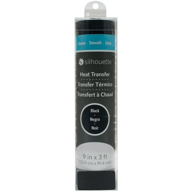 Silhouette Smooth Heat Transfer Material 9"X36" Black