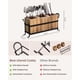 thumbnail image 2 of Soporte para utensilios para fiesta, carrito para cubiertos con tres compartimentos, mango portátil desmontable, elegante soporte para cubiertos para encimera y uso en exteriores, 2 of 7