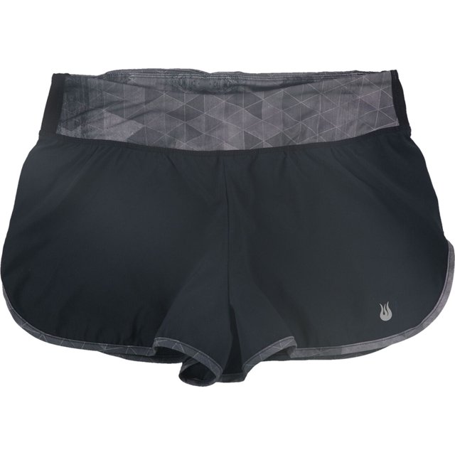SOLFIRE Womens Peak Athletic Compression Shorts blackgrey L