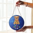 thumbnail image 2 of Autism Awareness Brussels Griffon Accept Understand Love Stained Glass Suncatcher Griff Dog Lover Window Hanging Sign Decor - 12003, 2 of 5
