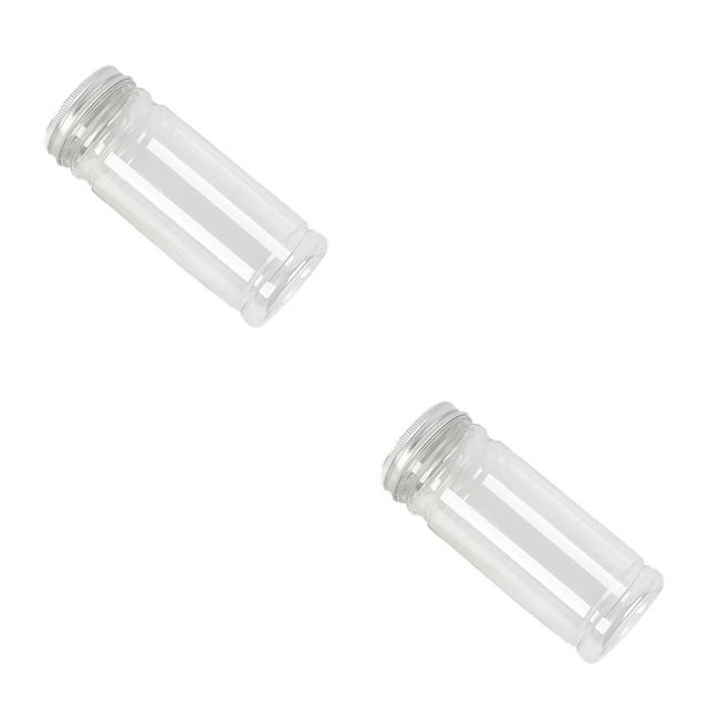 Matsuzay Bottles Empty Refillable Mason Jar Transparent Coffee Biscuit Storage Pencil Container Cookies Screw Canning Holder 350Ml 2Conjunto