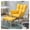 Yellow, variant on Rocking Chairs for Nursery Glider Rocker with High Backrest Nursing Armchair with Thick Padded Cushion and Wood Legs Leisure Relaxing Chair for Nursery/Living Room/Bedroom
