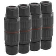 thumbnail image 3 of 4Pcs 3Pin Waterproof Connector 1 In 1 Out for Outdoor Street Garden LED Lights IP68, 3 of 5