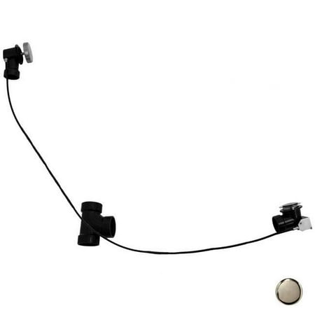 

Westbrass D50A45-20 ABS 45 in. Cable Drive Bath Waste and Overflow - Stainless Steel