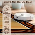 thumbnail image 6 of Design&I 6'x9' Ultra Soft Area Rug, Tan Warm Honey Basketball Design Dynamic Court Motif with Bold Border Fluffy Washable Non Shedding for Guest Room Bedroom Living Room, 6 of 7