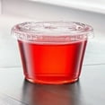 thumbnail image 2 of 200  Plastic Portion Cups with Lids  4 oz. - Disposable Soufflé Cups, Jello Shot Cups With Lids, Clear Plastic Containers Perfect for salad Dressing and More, 2 of 8