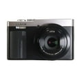 thumbnail image 2 of Panasonic Lumix ZS99 20.3MP 30X Optical Zoom Digital Camera (Silver) + Transcend 64GB 300S SDXC Class 10 Memory Card, 2 of 8