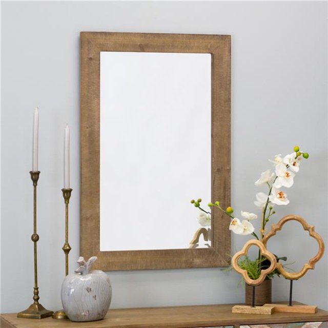 36 x 24 in. Morris Wall Mirror, Nutmeg