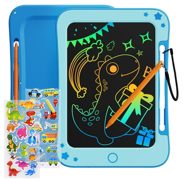 Tableta de escritura LCD TEKFUN para niños pequeños, 21,6 cm, azul