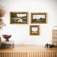 thumbnail image 3 of Beautiful Classic Landscape Wall Art Set of 3, Vintage Framed Wall Décor, Gold Brushed Multi-Size Frames, Farmhouse Landscape Art for Living Room, Office, Entry, 3 of 14