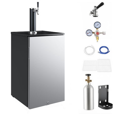 Compact Single Tap Kegerator Refrigerator-92L Cu ft Mini Beer Dispenser-Imitation 163L A