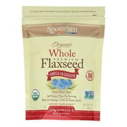 Spectrum Essentials Organic Whole Premium Flaxseed 15 oz Pack of 2