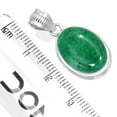 thumbnail image 2 of 925 Sterling Silver Women Jewelry Natural Kiwi Quartz Pendant, 2 of 4