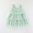 thumbnail image 5 of Baby Girls Dress Toddler Girl Strap Floral A-Line Princess Dresses Kids Summer Beach Vacation Clothes, 5 of 6