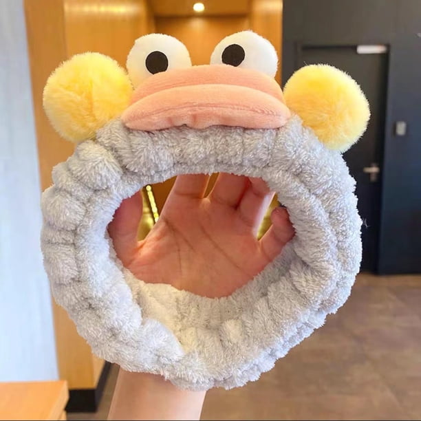 Pisexur Belleza Maquillaje Diadema con forma de boca de salchicha para mujer, divertida y lavablepara mujeres y hombres