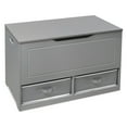 thumbnail image 6 of Badger Basket Children's Wooden Up & Down Toy Box and Storage Bench 3.8 Cu ft. - Gray, 6 of 8