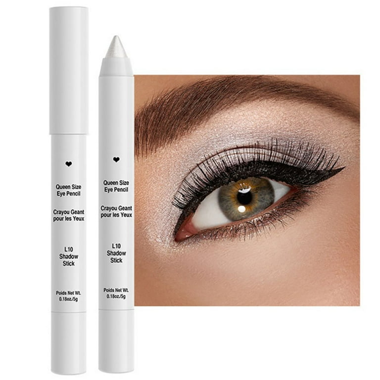 White shimmer 2024 eyeshadow stick