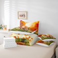 thumbnail image 5 of YST Bicycle 7-Piece Comforter Set with Sheets, Twin Size – Rustic Farmhouse Autumn Decor, Maple Leaves, 5 of 5
