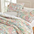 thumbnail image 4 of Sonive Classic Paisley Printed Quilt Set 3 Piece Full/Queen Size Paisley, 4 of 4