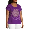 thumbnail image 3 of Women's Plus Active Short Sleeve Graphic Tee, 3 of 5
