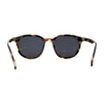 thumbnail image 2 of Hipster Round Horn Rim Inset Lens Thin Plastic Sunglasses Tortoise Black, 2 of 4