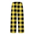 thumbnail image 5 of NOLDARES Womens Pajama Pants Soft Fuzzy Pajama Bottoms for Women Cozy Pj Fleece Lounge Pants(Z5-Yellow,3XL), 5 of 5