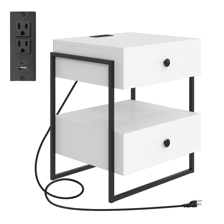 Boyd Sleep Pesaro 2-Drawer Nightstand with USB Ports photo 1