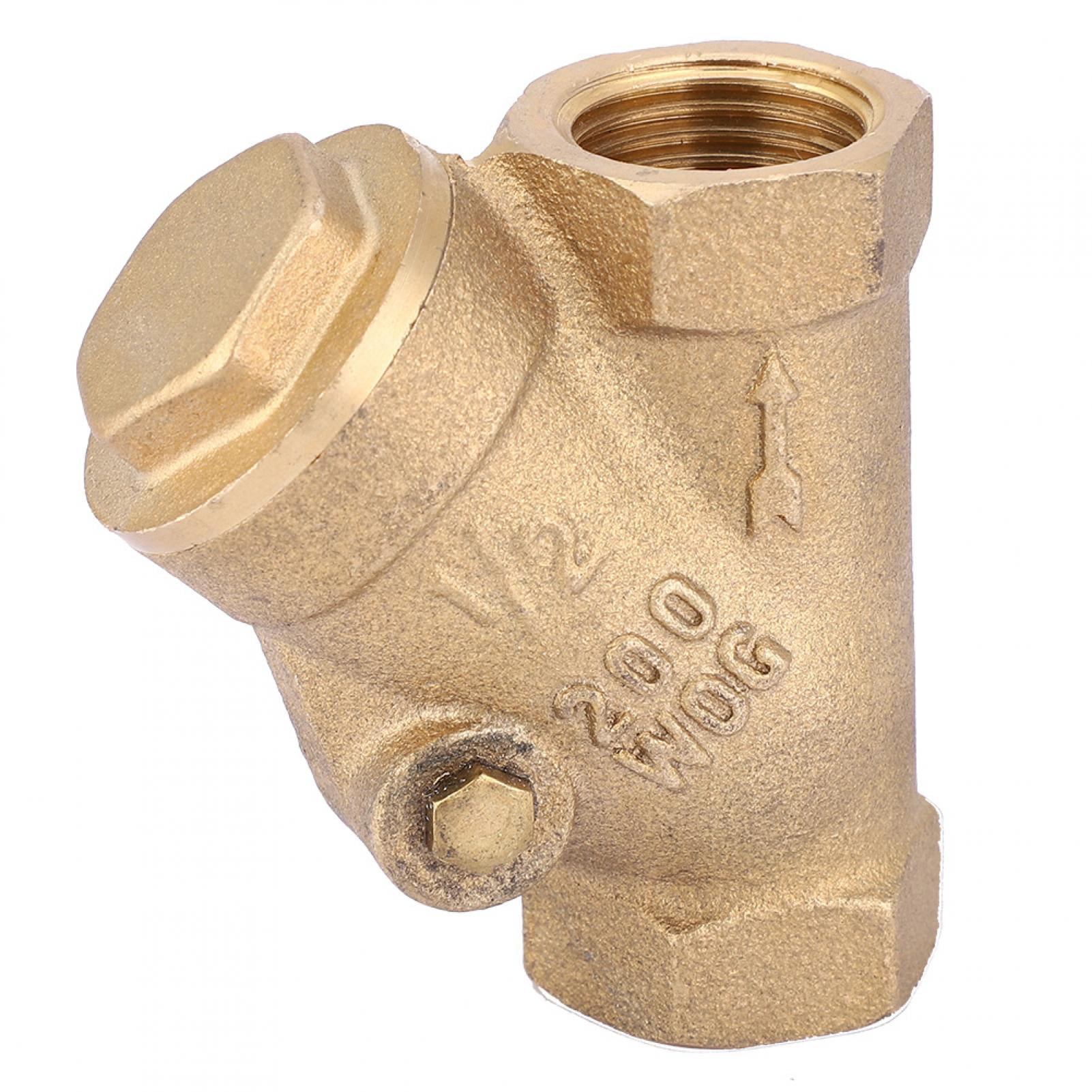 New 1.25" CAST brass horizontal check valve compressor in line vertical 