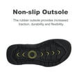 thumbnail image 5 of OutPro Hiking Sandals for Womens Comfortable Walking Flip Flop Sandals with Arch Support Athletic Sandals with Loop Straps for Beach Gray Black, 5 of 8