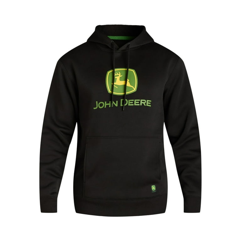 John Deere Men s Work Hoodie with Beanie Sizes S XL Walmart