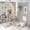 style-42, variant on 4 Piece Shower Curtain Sets Vintage Pink Truck with Flowers with Non-Slip Rugs Toilet Lid Cover And Bath Mat Vintage Truck with Floral Farmhouse Bathroom Decor Set for Bathroom Decor 72inch X 72inch