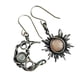 thumbnail image 1 of Pendientes colgantes de sol, luna y estrellas bohemios, pendientes llamativos bohemios para mujeres y niñas, regalo de joyería celestial asimétrica, 1 of 5