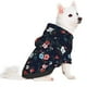 thumbnail image 2 of Fotbe Vintage Rose Sudadera con Estampado para Perros Pequeños – Suéter con Capucha para Mascotas, Tela Suave de Forro Polar con Bolsillo-Large, 2 of 7