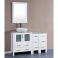 thumbnail image 3 of Bosconi Single Bathroom Vanity with Carrara Marble Countertop, 3 of 8