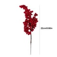thumbnail image 3 of 10pcs Red Artificial Berry Branches for Christmas Crafting, Party Decorations, and Home Decor - Perfect for Holiday Arrangements and Weddings, Ideal for Photo Props and Festive Designs, 3 of 9