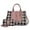 CKR Pink, variant on MKF Collection Yola Women's Satchel Bag With Wallet, Solid Vegan Leather Handbag Purse Set by Mia K - Black