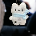 thumbnail image 6 of Adorable Westie Stuffed Animal Keychain Backpack Charm Machine Prize Toy With Scarf, 6 of 6