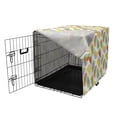 thumbnail image 3 of Watermelon Dog Crate Cover, Doodle Drawings of Fruit Slices Exotic and y, Easy to Use Pet Kennel Cover Small Dogs Puppies Kittens, 7 Sizes, Multicolor, by Ambesonne, 3 of 6