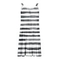thumbnail image 5 of SMihono Robes d'Été Bohémiennes pour Femmes Grande Taille Confortables Mode Décontractée Sans Manches Col Rond Robe Imprimée, 5 of 5