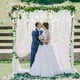 thumbnail image 4 of Guirnalda de glicinias artificiales | Guirnaldas de flores de seda para decoración de bodas y jardines – Cuerdas florales colgantes, 4 of 6