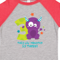 thumbnail image 4 of Inktastic Monster 3rd Birthday Boys or Girls Toddler T-Shirt, 4 of 5