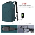 thumbnail image 2 of Mochila para portátil MOSISO de 15,6-16 pulgadas, 3,5 L, impermeable, verde azulado, 2 of 7