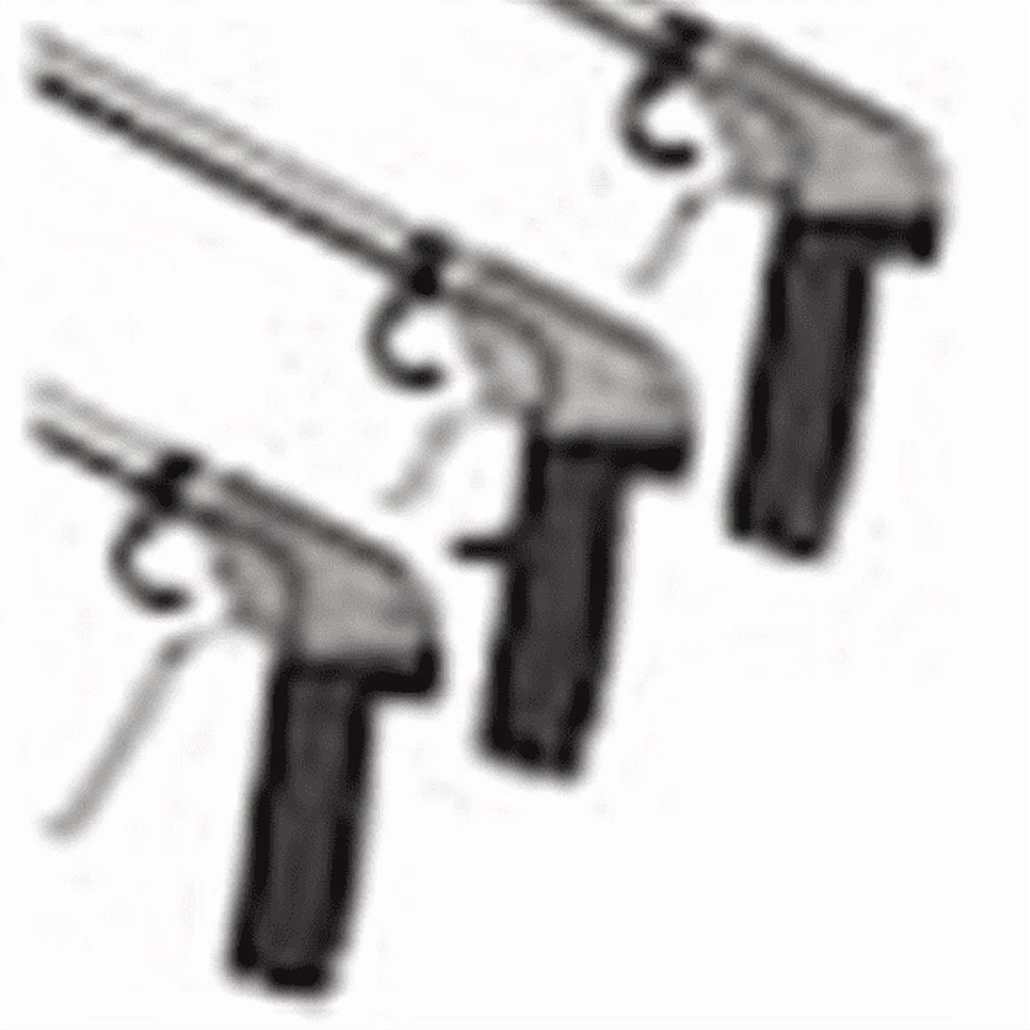 Guardair Pistol Grip Air Gun 72in Extension Aluminum OSHA Compliant High Power Venturi Nozzle